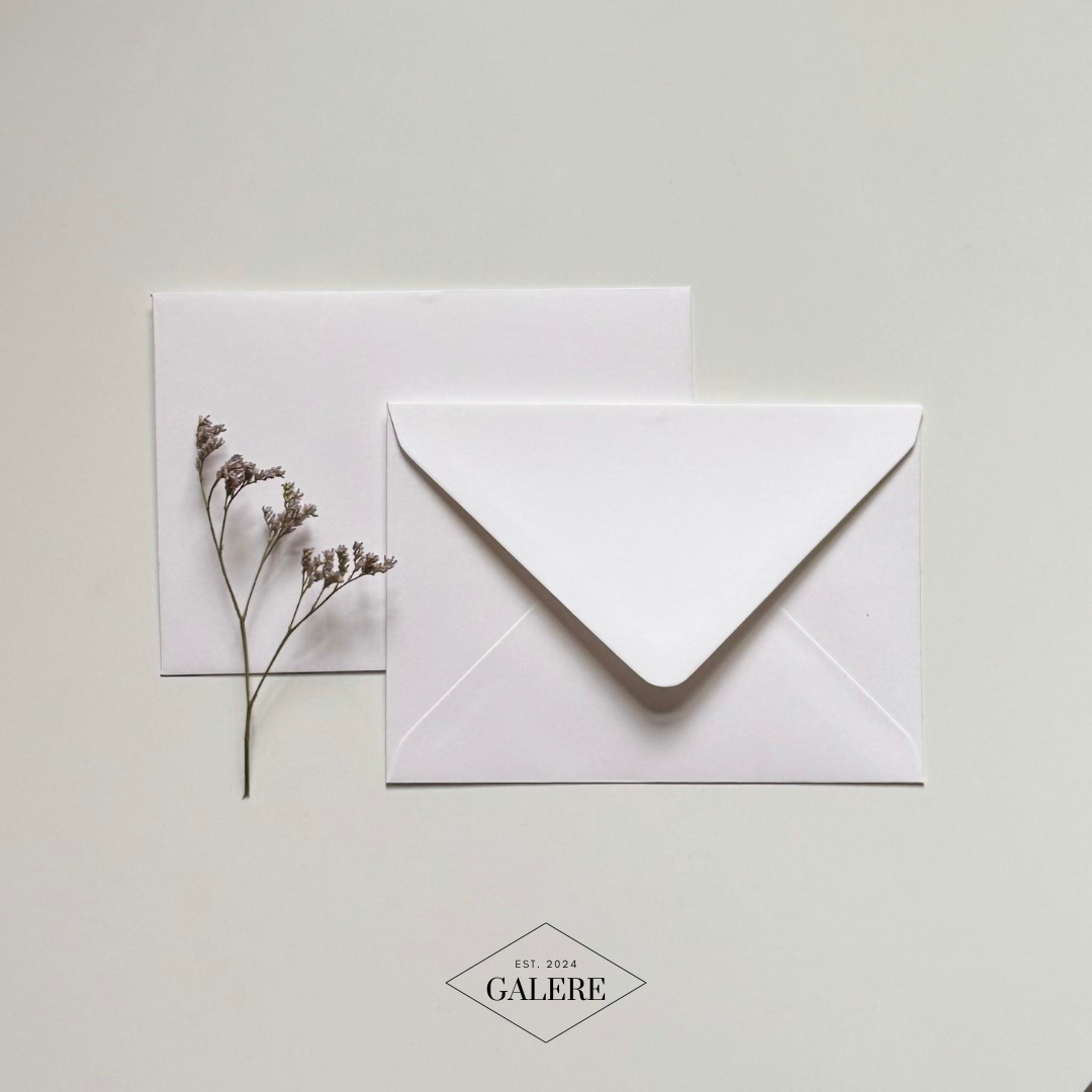 Ivory White Envelopes
