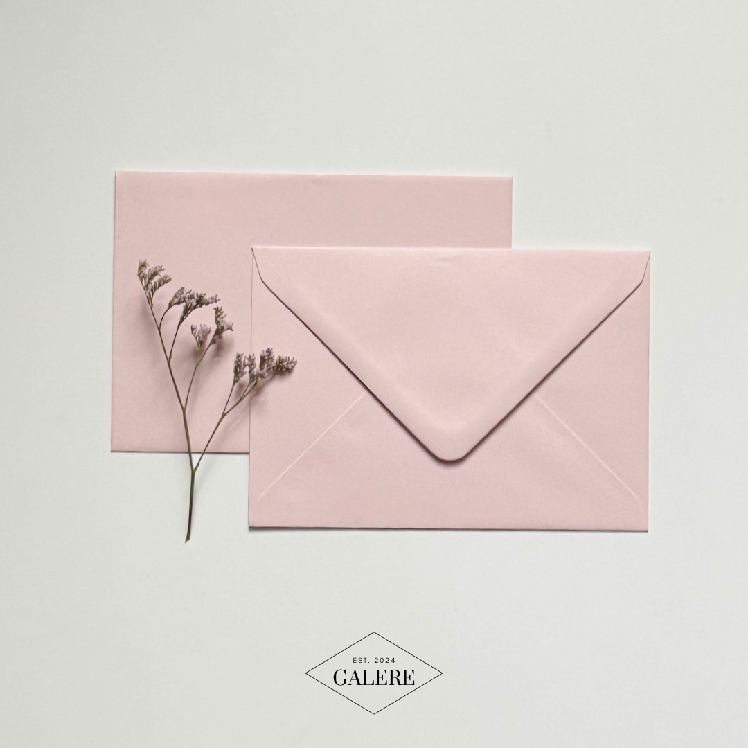 Pale Pink Envelopes